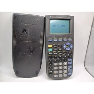 Texas Instruments Graphing Calculator TI-83 Plus w/ Cover Tested Working